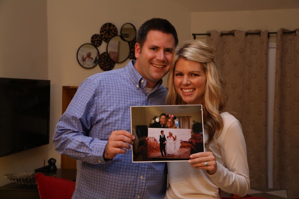 Ryan and Brittany Worthen's second anniversary photo.