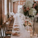 Head table at Castle & Key