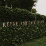 Keeneland entrance wedding