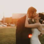marcus and meredith in love at red mile round barn