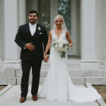 A Beautiful White Hall Wedding at Mansion Built in the 1700s 2